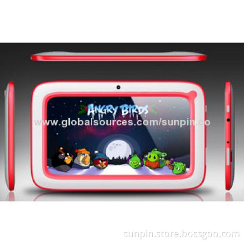 Educational AllWinner A23 Dual-core 7-inch Tablet PC for Kids/Children